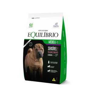 Ração Equilíbrio para Cães Sensíveis Adultos Porte Médio Cordeiro 12kg
