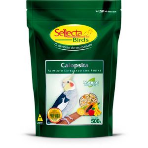 Sellecta Extrusado Calopsita Natural com Frutas 500g