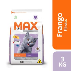 Ração Max Cat Filhote Frango 3kg