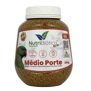Ração Nutribiótica Psitacídeos Médio Porte 400g