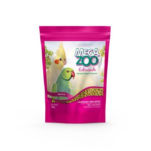 Ração Megazoo Extrusada para Calopsitas e Ring Necks 700g