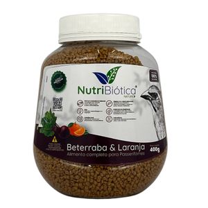 Ração Nutribiótica Nature Beterraba com Laranja 400g