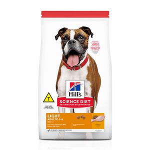 Ração Hill's Science Diet Cães Adultos Light 12kg