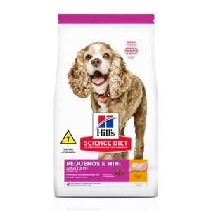 Ração Hill's Science Diet Cães Adultos 11+ Raças Pequenas e Miniatura 2,4kg