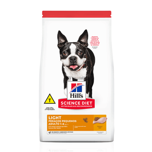 Ração Hill's Science Diet Cães Adultos Pedaços Pequenos Light 6kg