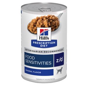 Ração Úmida Hill's Prescription Diet z/d Cães Adultos Alergia Alimentares e da Pele 370g