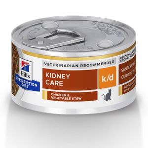 Ração Úmida Feline K/D Renal Frango E Vegetais - 82G