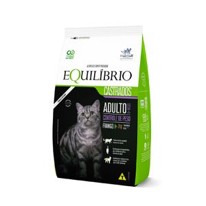 Ração Equilíbrio Gato Adulto Castrado Frango 7,5kg