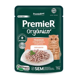 Sache Premier Organico Gatos Adultos Frango 70g