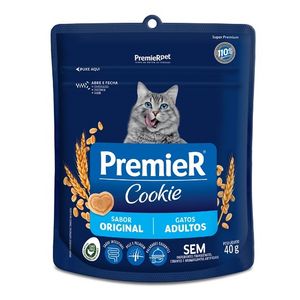 Premier Cookie Gatos Adultos Sabor Original 40g