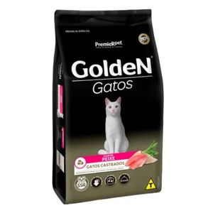 Golden Gatos Castrados Sabor Peixe 10,1kg