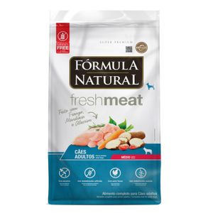 Ração Seca Fórmula Natural Fresh Meat Cães Adultos Raças Médias - 12Kg