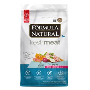 Ração Seca Fórmula Natural Fresh Meat Cães Light Raças Médias E Grandes - 2,5Kg