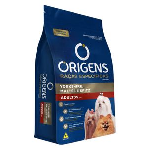 Ração Seca Origens Premium Especial Raças Específicas Cães Adultos  Das Raças Yorkshire, Maltsês E Spitz - 1Kg