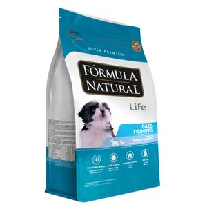 Ração Seca Fórmula Natural Life Super Premium Cães Filhotes Porte Mini E Pequeno - 15Kg
