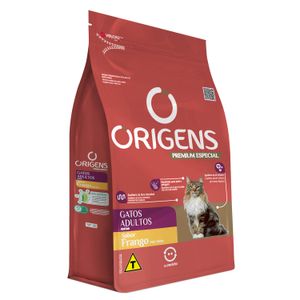 Ração Seca Origens Gatos Adultos   Frango  - 3Kg