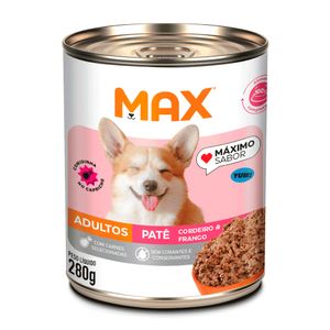 Max Patê Adultos  Cordeiro E Frango - 280G