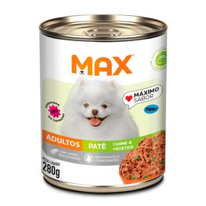 Max Patê Adultos  Carne E Vegetais - 280G