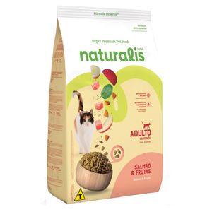 Naturalis Gatos Castrados Salmão E Frutas - 7,5Kg