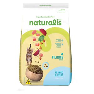 Naturalis Gatos Frango E Peixe Filhotes - 10,1Kg