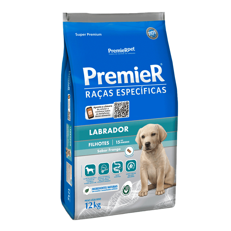 Racao-Premier-Labrador-Filhotes-Frango-12kg-lateral