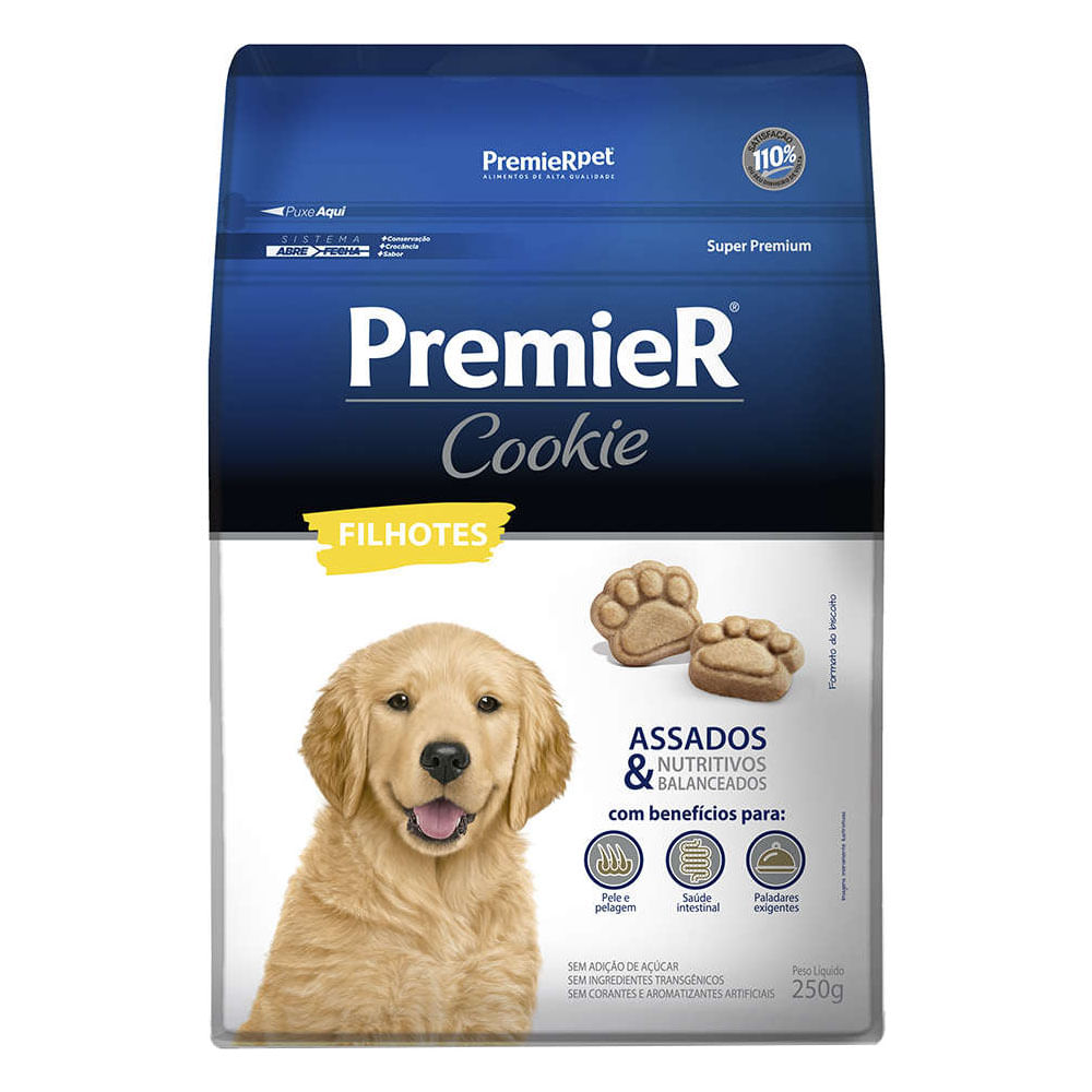 Cookie Premier Pet Cães Filhotes 250G American Pet