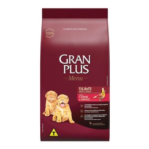 Ração Seca Gran Plus Cães Filhotes Carne E Arroz - 15Kg