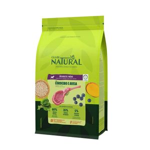 Ração Seca Guabi Natural Cães Adultos  Porte Médio Cordeiro E Aveia - 12Kg