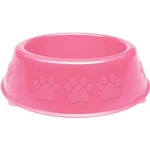 Comedouro Perolizado Luxo 1100ml Rosa