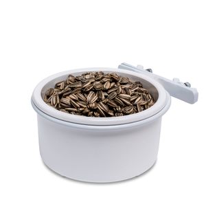 Comedouro Bico Torto Com Suporte N2 Branco 400ml Injetfour