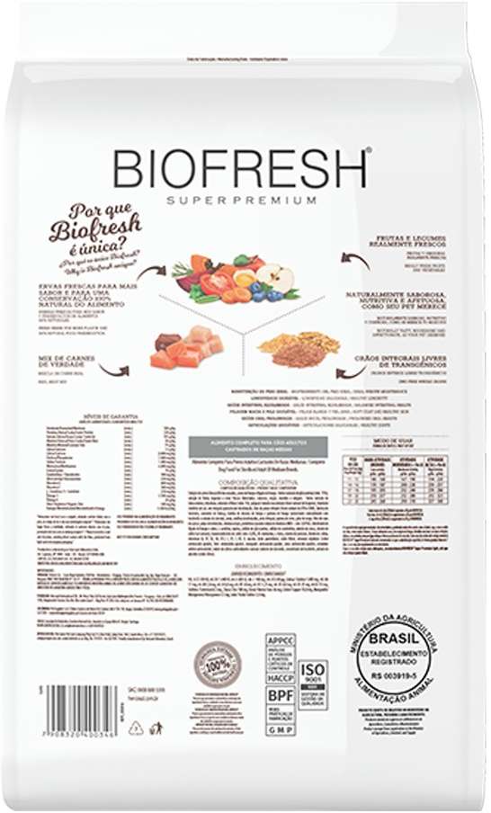 Racao_Seca_Biofresh_Mix_de_Carne__Frutas__Legumes_e_Ervas_Frescas_Caes_Castrados_de_Racas_Medias_-_10_1_Kg_2487549_VERSO