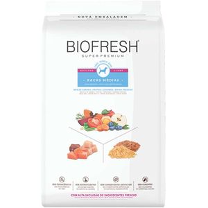 Ração Seca Biofresh Sp Cães Light Raças Medias - 10,1Kg