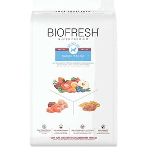 Ração Seca Biofresh Sp Cães Sênior Raças Medias - 10,1Kg