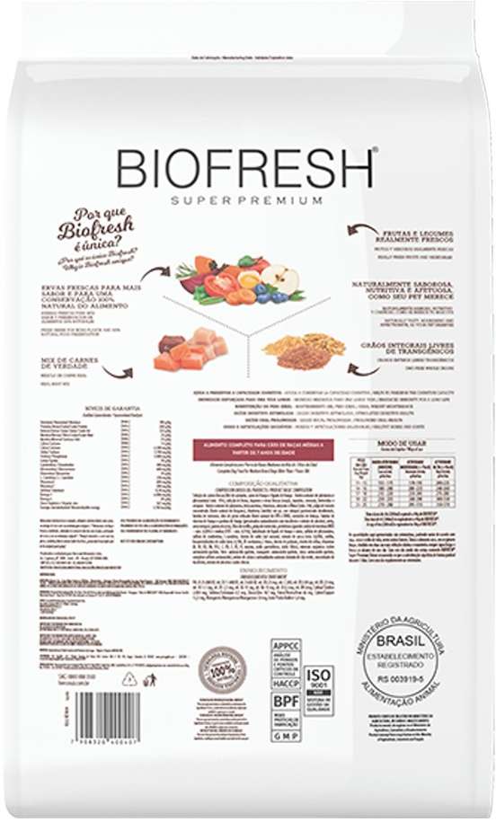 Racao_Seca_Biofresh_Mix_de_Carne__Frutas__Legumes_e_Ervas_Frescas_Caes_Senior_de_Racas_Medias_-_10_1_Kg_2487541_VERSO