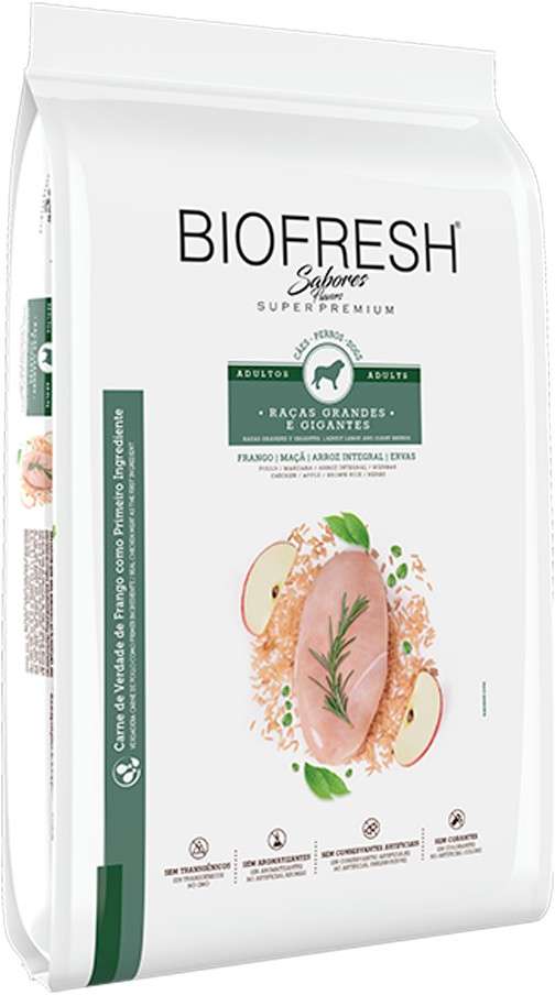 Racao_Seca_Biofresh_Frango__Maca__Arroz_integral_e_Ervas_Caes_Adultos_Racas_Grandes_e_Gigantes_-_15_Kg_2487569_LATERAL