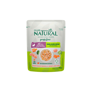 Ração Úmida Grain Free Sachê Gatos Salmão E Frango - 85G