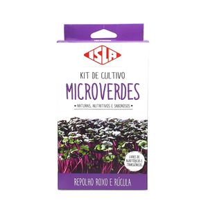 Isla Kit Microverdes de Rucula e Repolho Roxo
