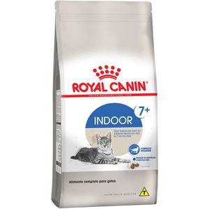 Ração Seca Royal Canin Indoor 7 + Para Gatos Adultos Acima De 7 Anos- 1,5 Kg