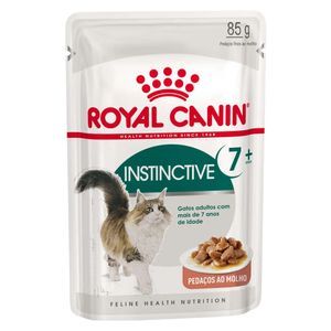Ração Úmida Royal Canin Sachê Instinctive 7 + Para Gatos Adultos Acima De 7 Anos- 85 G