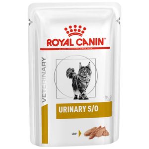 Ração Úmida Royal Canin Sachê Veterinary Diet Urinary S/O Para Gatos Com Cálculos Urinários - 85 G