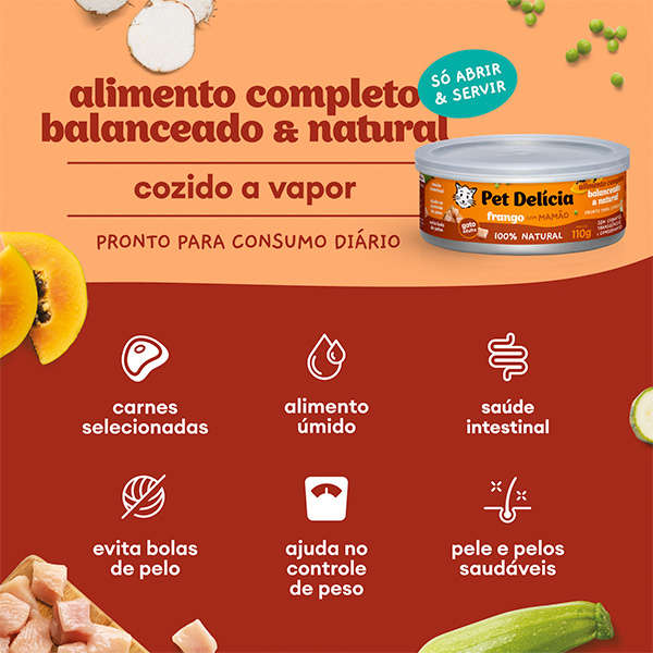 Racao_Umida_Pet_Delicia_Natural_Frango_com_Mamao_Saude_Intestinal_2