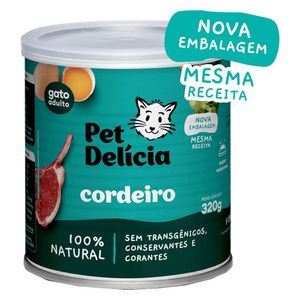 Pet Delícia Cordeiro Para Gatos - 320G