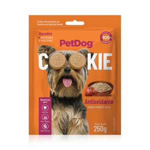 Pet Dog Cookie Antioxidante Maçã Com Canela 250G