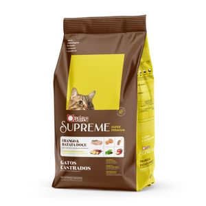 Quatree Supreme Gatos Castrados Frango 3Kg
