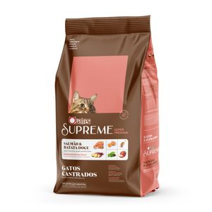 Quatree Supreme Gatos Castrados Salmao 10,1Kg