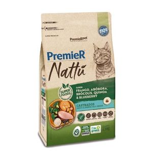 Premier Nattu Gatos Castrados Abóbora 1,5Kg