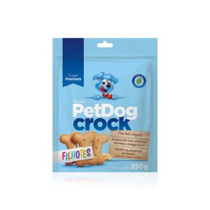 Pet Dog Biscoito Crock Filhotes 250G