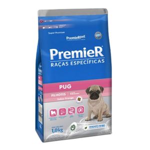 Premier Raças Específicas Pug Filhotes 1Kg