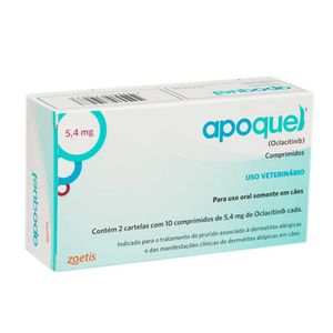 Zoetis Apoquel Tratamento Dermatológico Para Cães - 5,4Mg