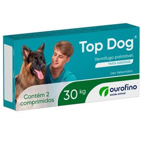 Vermífugo Top Dog - 30Kg